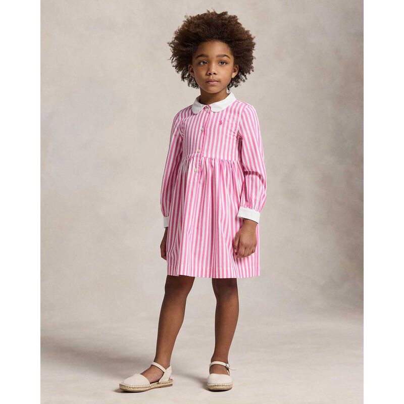Polo Ralph Lauren Striped Cotton Poplin Shirtdress 3-6Y image number 1